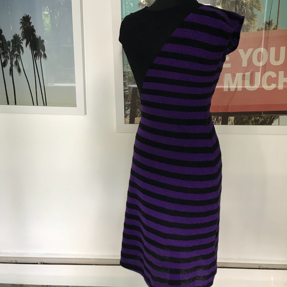 Vintage 80s Casual Dress w/ Shoulder Buttons Sz 4